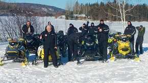 Windigo outfitters Snowmobile group